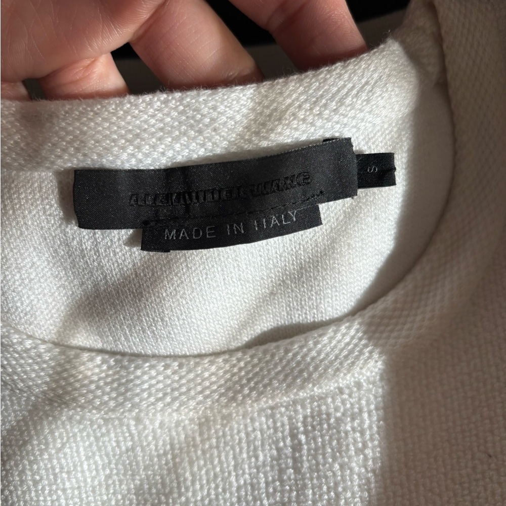 Alexander Wang Chic White Knit Dress - Picture 3 of 4